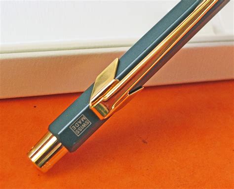 Rolex Vintage Style Green Ballpoint Pen, New boxed Ad Gift